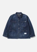 画像をギャラリービューアに読み込む, WASHED DENIM COVERALL JACKET