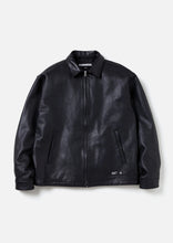 画像をギャラリービューアに読み込む, LEATHER ZIP WORK JACKET