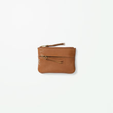 画像をギャラリービューアに読み込む, FLAT ZIPPER POUCH (S). HORWEEN LEATHER