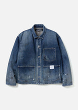 画像をギャラリービューアに読み込む, WASHED SHORT COVERALL JACKET