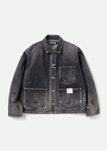 画像をギャラリービューアに読み込む, WASHED SHORT COVERALL JACKET