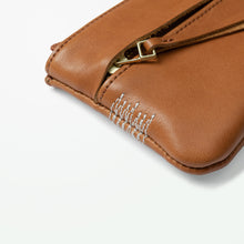 画像をギャラリービューアに読み込む, FLAT ZIPPER POUCH (S). HORWEEN LEATHER