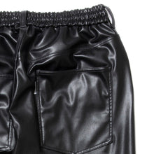 画像をギャラリービューアに読み込む, Faux Leather 5 Pocket Wide Easy Pants