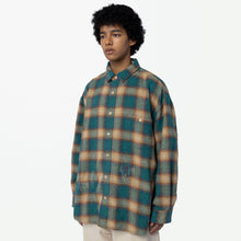 画像をギャラリービューアに読み込む, JAZZ-NEP DISTRESSED FLANNEL BD SHIRT
