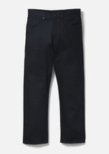 画像をギャラリービューアに読み込む, BLACK DENIM SLIM STRAIGHT PANTS