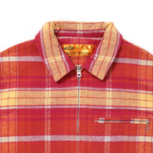 画像をギャラリービューアに読み込む, PLAID ZIP UP SHIRT