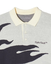 画像をギャラリービューアに読み込む, HORIZONTAL FIRE KNIT POLO