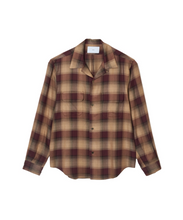 画像をギャラリービューアに読み込む, PLAID OPEN COLLOR SHIRTS