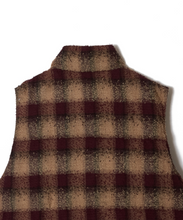画像をギャラリービューアに読み込む, PLAID PUFFER REVERSIVLE VEST