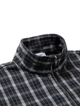 画像をギャラリービューアに読み込む, AD Processing Heavy Flannel Check Half Zip Pullover