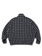 画像をギャラリービューアに読み込む, AD Processing Heavy Flannel Check Half Zip Pullover