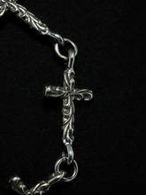 画像をギャラリービューアに読み込む, Ornament Cross Link Bracelet