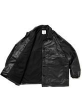 画像をギャラリービューアに読み込む, Damp Coated Satin Car Coat
