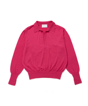 画像をギャラリービューアに読み込む, WOOL KNIT POLO