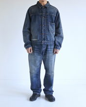 画像をギャラリービューアに読み込む, FRONT TUCK DENIM JACKET