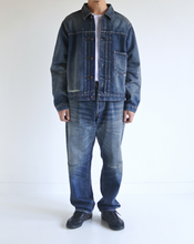 画像をギャラリービューアに読み込む, FRONT TUCK DENIM JACKET