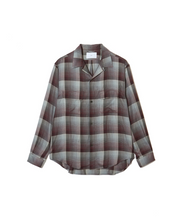 画像をギャラリービューアに読み込む, OMBRE OPEN COLLAR SHIRT