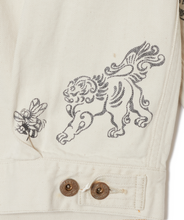 画像をギャラリービューアに読み込む, TATTOO FLASH PRINT DENIM JACKET