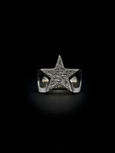 画像をギャラリービューアに読み込む, Engraved Star Ring