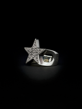 画像をギャラリービューアに読み込む, Engraved Star Ring