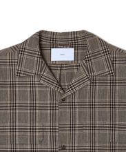 画像をギャラリービューアに読み込む, LINEN OPEN-COLLOR HALF SLEEVE SHIRT
