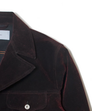 画像をギャラリービューアに読み込む, FLOCKING LAPEL DENIM JACKET