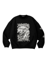 画像をギャラリービューアに読み込む, ASIC Crewneck Sweat Shirt (Leaf Skull)