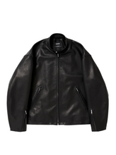 画像をギャラリービューアに読み込む, Leather Single Riders Jacket
