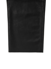 画像をギャラリービューアに読み込む, Sheep Leather Wide Leg Pants