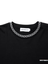 画像をギャラリービューアに読み込む, Jacquard Neck S/S Tee