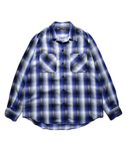 画像をギャラリービューアに読み込む, Lame Ombre Check Loose Work SH