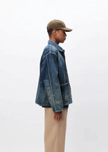 画像をギャラリービューアに読み込む, WASHED SHORT COVERALL JACKET