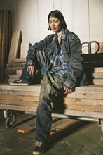 画像をギャラリービューアに読み込む, AGING TYPE-I DENIM TRUCKER (DAMAGED AND REPAIRED FINISH)