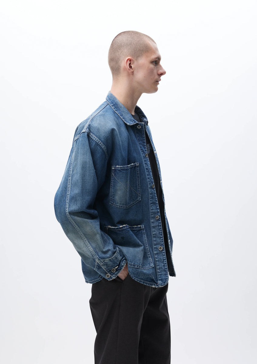 WASHED COVERALL JACKET – Roots Bonds ONLINE STORE