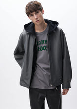 画像をギャラリービューアに読み込む, LEATHER ZIP WORK JACKET