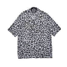 画像をギャラリービューアに読み込む, WDS x MINEDENIM LIPS LEOPARD PRINT OPEN COLLAR SH