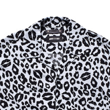 画像をギャラリービューアに読み込む, WDS x MINEDENIM LIPS LEOPARD PRINT OPEN COLLAR SH