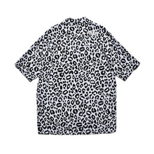 画像をギャラリービューアに読み込む, WDS x MINEDENIM LIPS LEOPARD PRINT OPEN COLLAR SH