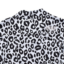 画像をギャラリービューアに読み込む, WDS x MINEDENIM LIPS LEOPARD PRINT OPEN COLLAR SH