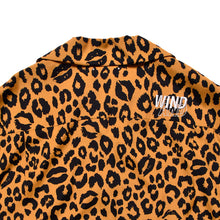 画像をギャラリービューアに読み込む, WDS x MINEDENIM LIPS LEOPARD PRINT OPEN COLLAR SH