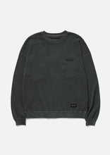 画像をギャラリービューアに読み込む, PIGMENT DYED WAFFLE FABRIC CREWNECK LS