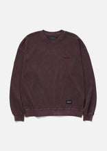 画像をギャラリービューアに読み込む, PIGMENT DYED WAFFLE FABRIC CREWNECK LS