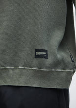 画像をギャラリービューアに読み込む, PIGMENT DYED WAFFLE FABRIC CREWNECK LS