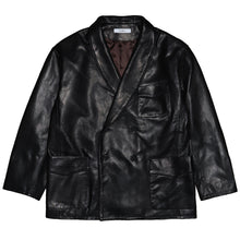 画像をギャラリービューアに読み込む, LEATHER DOUBLE SMOKING JACKET