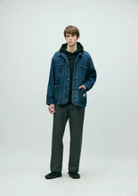 画像をギャラリービューアに読み込む, WASHED DENIM COVERALL JACKET