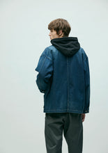 画像をギャラリービューアに読み込む, WASHED DENIM COVERALL JACKET
