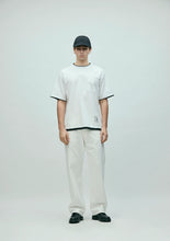 画像をギャラリービューアに読み込む, BW . LAYERED TRIM CREWNECK SS