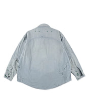 画像をギャラリービューアに読み込む, PAINT STAINED CHAMBRAY SHIRT, VENT HOLES