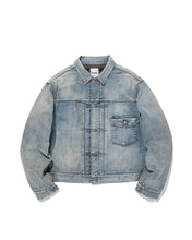 画像をギャラリービューアに読み込む, BLANKET LINED DENIM JK AGING