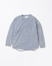 画像をギャラリービューアに読み込む, MOSS STITCH DAMAGED POCKET L/S T-S